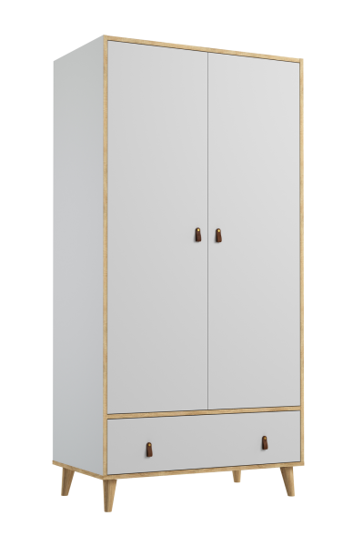 Schrank NEW YORK hellgrau - www.kids-ambiente.com